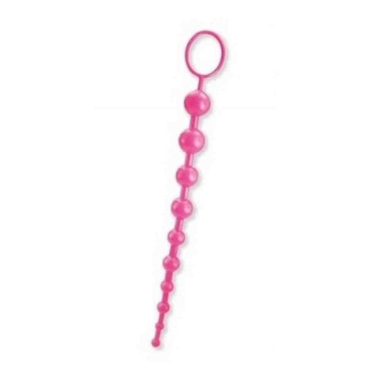 Πρωκτικές Μπίλιες - Charmly Anal 10 Beads Pink Sex Toys 