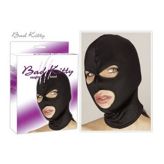 Bad Kitty Elastic Head Mask With Openings Fetish Toys 