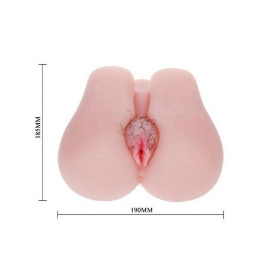 Γυναικείο Ομοίωμα Με Δόνηση - Soft & Smooth Pussy & Ass With Vibration & Voice Sex Toys 