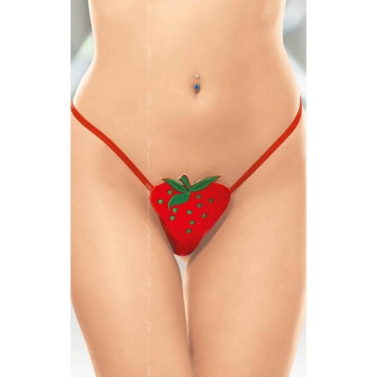 Σέξι Στρινγκ Φραουλίτσα - Sexy Strawberry String 2283 Red Sex Toys 