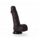 Μαύρο Ρεαλιστικό Ομοίωμα Πέους - X Men Dildo Colours Pleasure Black 19cm Sex Toys 