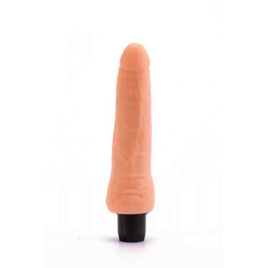 Ομοίωμα Πέους Με Δόνηση - Real Feel Cyberskin Vibrator No.3 20cm Sex Toys 