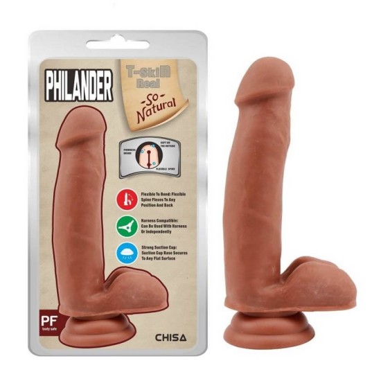 Μαλακό Ομοίωμα Πέους – Philander Dildo Latin 18cm Sex Toys 