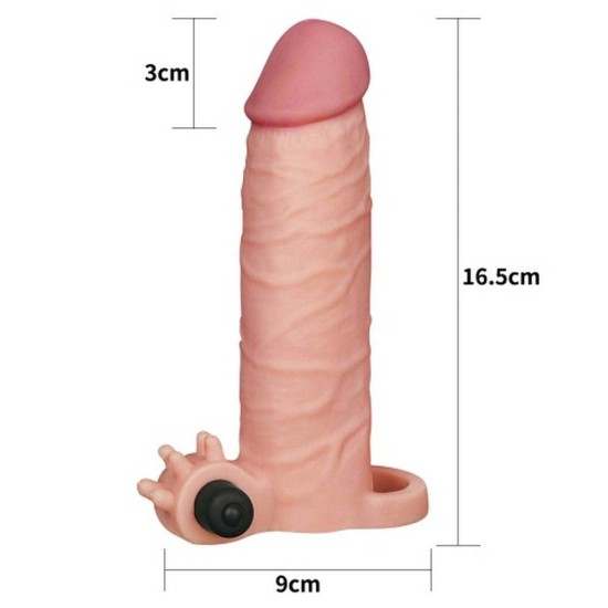 Pleasure X Tender Vibrating Penis Sleeve Νο.3 Sex Toys