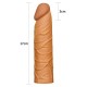 Pleasure X Tender Penis Sleeve No.2 Brown Sex Toys