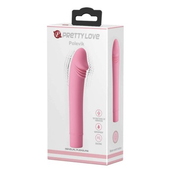 Ρεαλιστικός Δονητής Σιλικόνης - Pretty Love Pixie Realistic Vibrator Pink