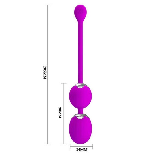 Ασύρματες Κολπικές Μπάλες - Willie Silicone Remote Control Kegel Balls Sex Toys 
