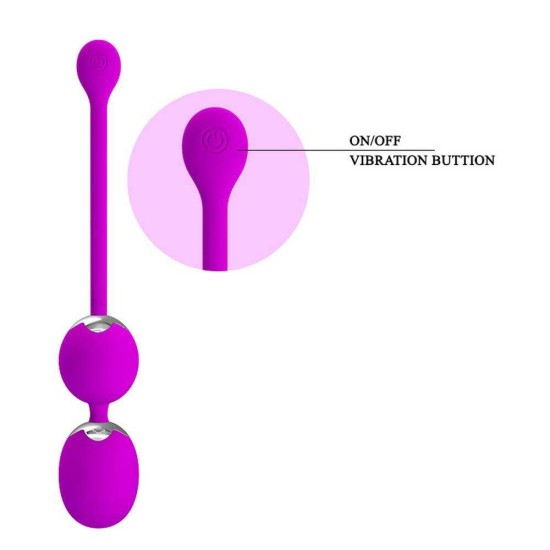 Ασύρματες Κολπικές Μπάλες - Willie Silicone Remote Control Kegel Balls Sex Toys 