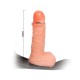 Ρεαλιστικό Πέος Με Ζώνη - Jessica Strap On Flesh 15cm Sex Toys 