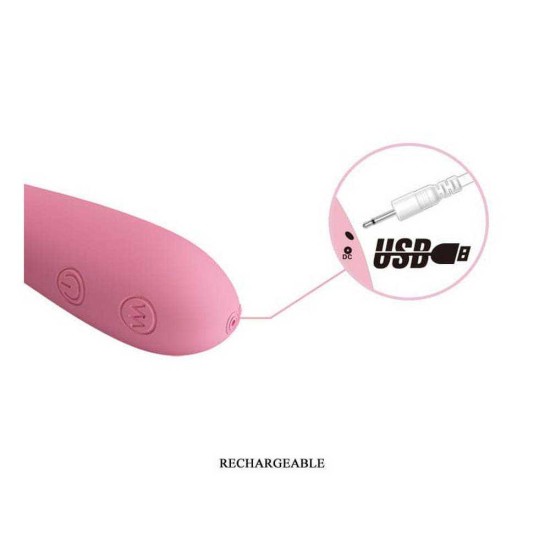 Επαναφορτιζόμενος Δονητής Σημείου G - Gloria Rechargeable Vibrator Pink Sex Toys 