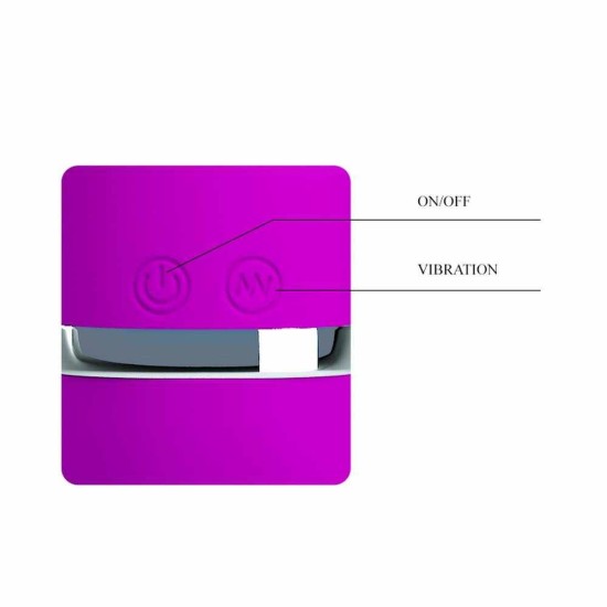 Κυρτός Δονητής Σιλικόνης - Cvelyn G Spot Vibrator Purple Sex Toys 