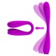 Ευλύγιστος Διπλός Δονητής - Yedda Rechargeable Double Vibrator Purple Sex Toys 