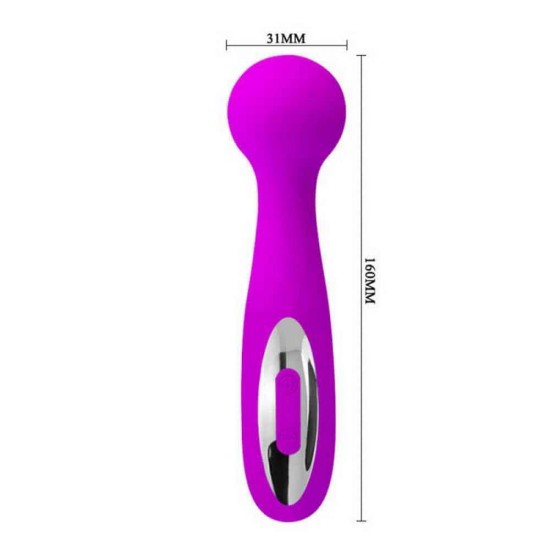 Wade Rechargeable Wand Vibrator Purple Sex Toys