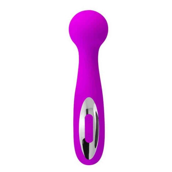 Wade Rechargeable Wand Vibrator Purple Sex Toys