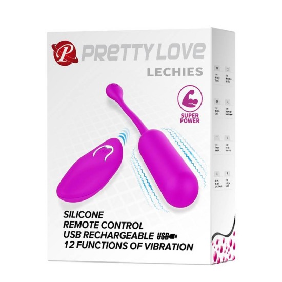 Ασύρματη Μπάλα Με Ισχυρή Δόνηση - Lechies Powerful Remote Vibrating Ball Purple Sex Toys 