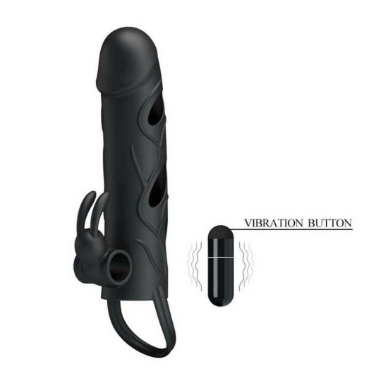 Κάλυμμα Πέους Με Δόνηση - Penis Sleeve With Ball Strap Sex Toys 