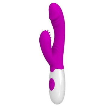 Andre Silicone Rabbit Vibrator Purple