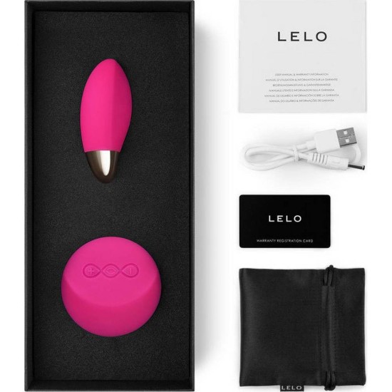 Ασύρματο Δονούμενο Αυγό - Lelo Lyla 2 Remote Control Vibrating Egg Hot Cerise Sex Toys 