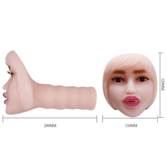 Δονούμενο Γυναικείο Πρόσωπο Για Αυνανισμό - Vibrating Beauty Face Stroker Sex Toys 