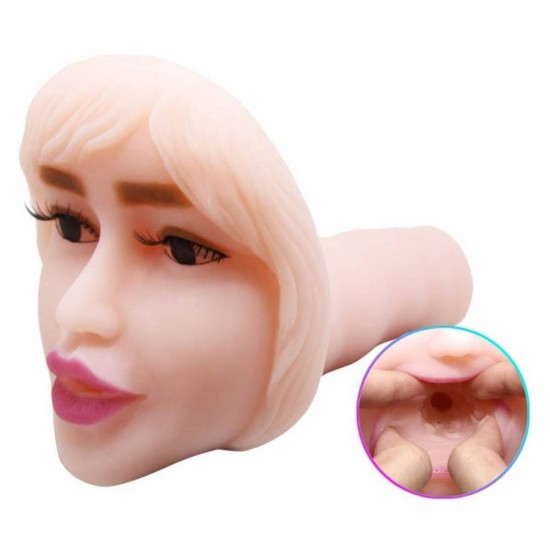 Δονούμενο Γυναικείο Πρόσωπο Για Αυνανισμό - Vibrating Beauty Face Stroker Sex Toys 