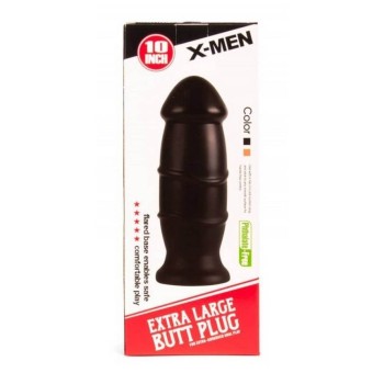 X Men Extra Large Butt Plug Black 25cm