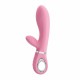 Διπλός Επαναφορτιζόμενος Δονητής - Thomas Rechargeable Rabbit Vibrator Pink Sex Toys 
