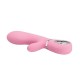 Διπλός Επαναφορτιζόμενος Δονητής - Thomas Rechargeable Rabbit Vibrator Pink Sex Toys 