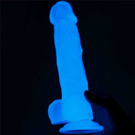 Lumino Play Realistic Dildo Blue 21cm Sex Toys