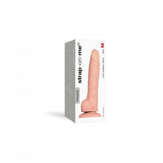Απαλό Ρεαλιστικό Πέος – Strap On Dildo With Suction Cup M Sex Toys 