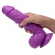 Ρεαλιστικό Πέος Με Βεντούζα - Poppin Dildo Purple 20cm Sex Toys 