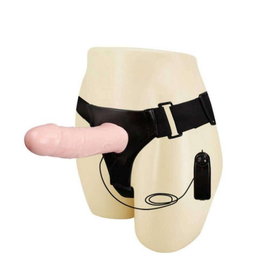 Hollow Strap On With Vibration Sex Toys