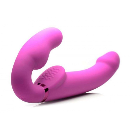 Δονούμενο Στραπόν Ασύρματο - Inflatable Strapless Strap On With Remote Control Sex Toys 