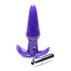 Smooth Vibrating Anal Plug Purple Sex Toys