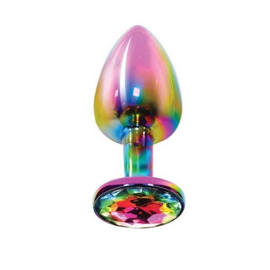 Σφήνα Ουράνιο Τόξο Με Κόσμημα - Twilight Booty Jewel Anal Plug Small Sex Toys 