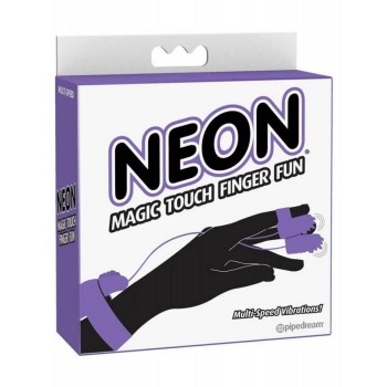 Δονητές Δαχτύλων - Neon Magic Touch Finger Fun Purple