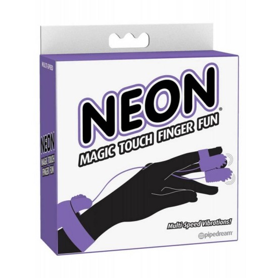 Δονητές Δαχτύλων - Neon Magic Touch Finger Fun Purple Sex Toys 
