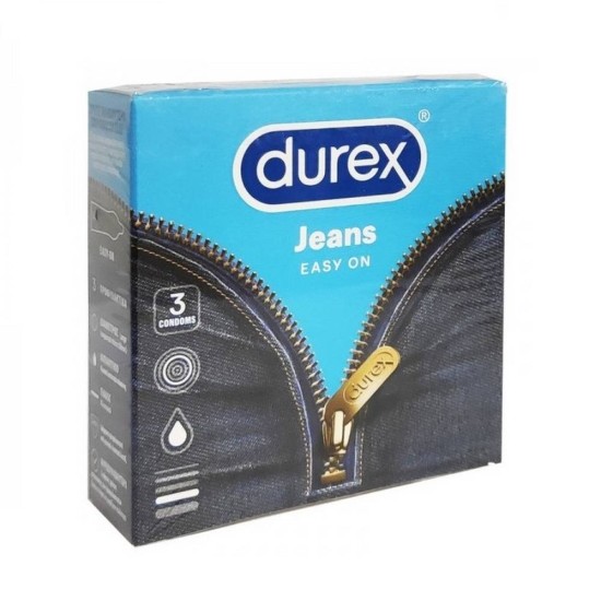 Ευκολοφόρετα Προφυλακτικά - Durex Jeans Condoms 3pcs Sex & Ομορφιά 