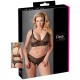 Lace Bra & Crotchless G String Erotic Lingerie 