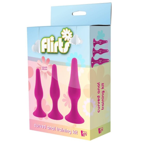 Flirts Curved Anal Training Kit Pink Sex Toys
