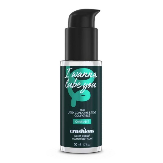 Crushious Cannabis Waterbased Lubricant 50ml Sex & Beauty 