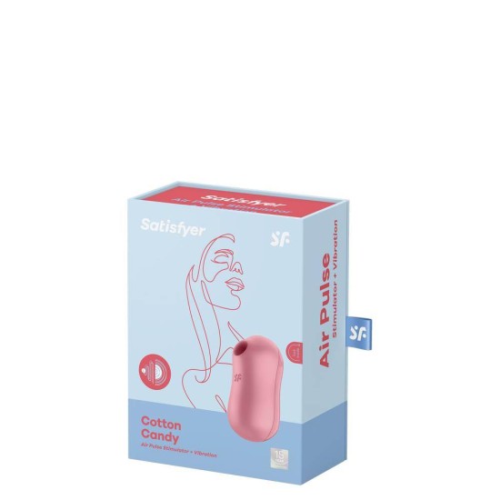 Παλμικός Κλειτοριδικός Δονητής - Satisfyer Cottton Candy Light Red Sex Toys 