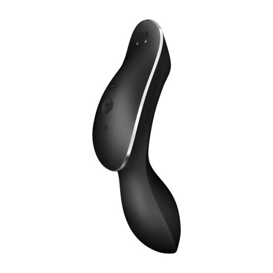 Κολπικός Και Κλειτοριδικός Δονητής – Satisfyer Curvy Trinity 2 Black Sex Toys 