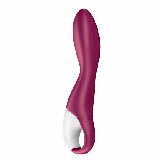 Θερμαινόμενος Δονητής Με Εφαρμογή Κινητού - Heated Thrill G Spot Vibrator Red Sex Toys 