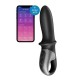 Πρωκτικός Δονητής Με Εφαρμογή Κινητού - Ηot Passion Smart Warming Anal Vibrator Black Sex Toys 