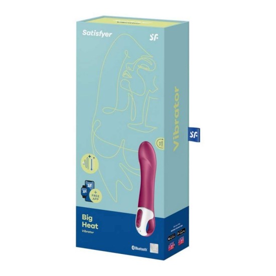 Big Heat Vibrator Red Sex Toys