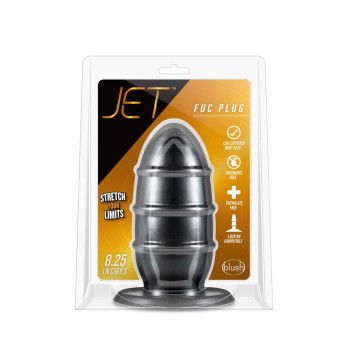 Μεγάλο Πρωκτικό Ομοίωμα Με Ραβδώσεις - Jet Fuc Plug Black
