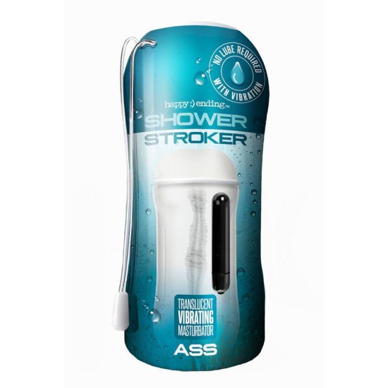 Happy Ending Vibrating Shower Stroker Ass Sex Toys
