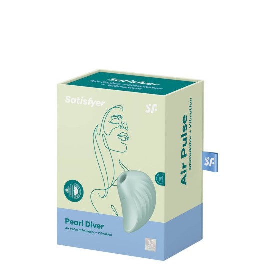 Παλμικός Κλειτοριδικός Δονητής - Satisfyer Pearl Diver Mint Sex Toys 