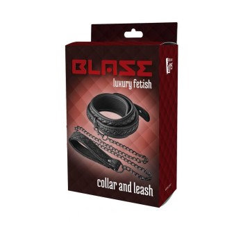 Blaze Collar & Leash Diamond Black