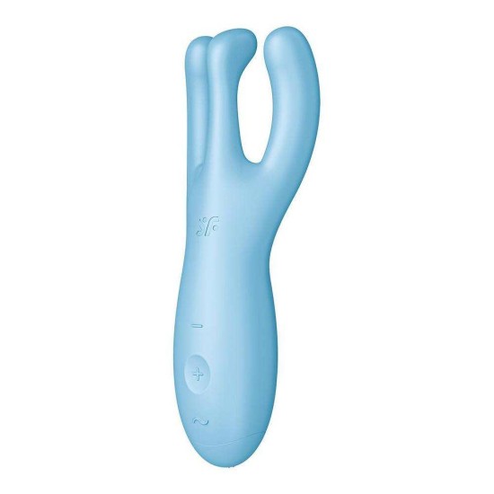 Κλειτοριδικός Δονητής Με Εφαρμογή Κινητού - Threesome 4 Smart Clitoris Vibrator Blue Sex Toys 